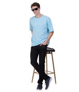 Oversized T-Shirt Dream blue | Men's Oversized T-shirt | Loamy