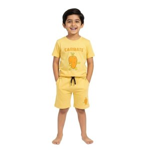 "Carrate" Boys’ Graphic Summer Set | 100% Premium Cotton