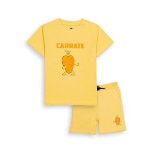 "Carrate" Boys’ Graphic Summer Set | 100% Premium Cotton